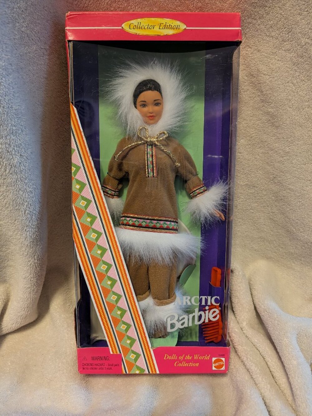 NIB 1996 Collector Edition Dolls of the World Artic Barbie #16495